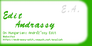 edit andrassy business card